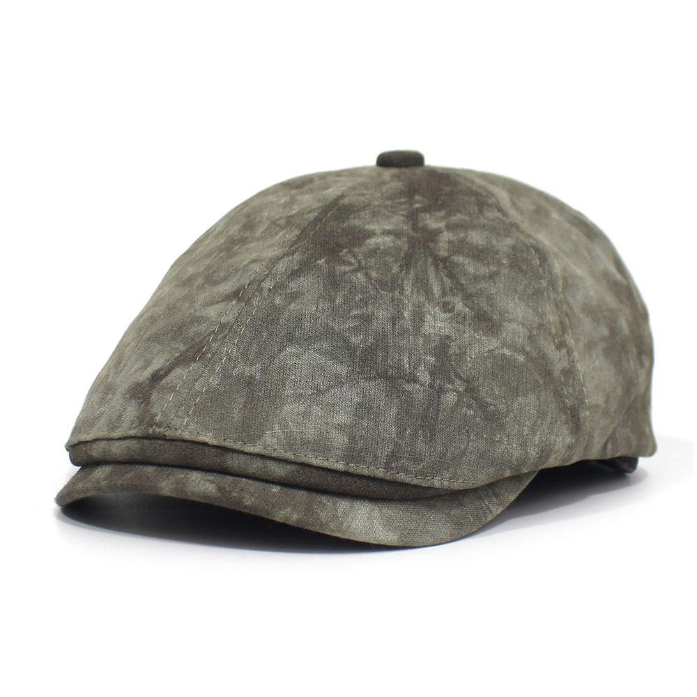 

Fashion Inkjet Printed Hat Men s and Women s Casual Octagonal Hat Adjustable Beret Cotton Hat Adjustable