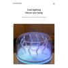 280ml Rotating Jellyfish Aroma Diffuser with Timer Jellyfish Air Humidifier Essential Oil Diffuser for Home Bedroom Spa Office