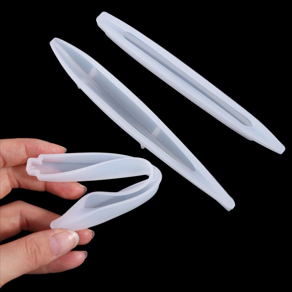 INS Style DIY Ballpoint Pen Mold Transparent DIY Craft Gifts Pen Silicone Mould  Jewelry Casting