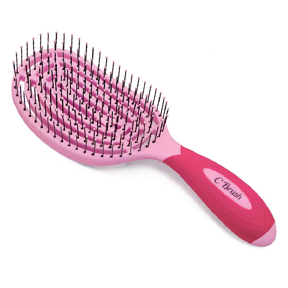

NuWay4Hair C Brush, Sea Brush, Pink