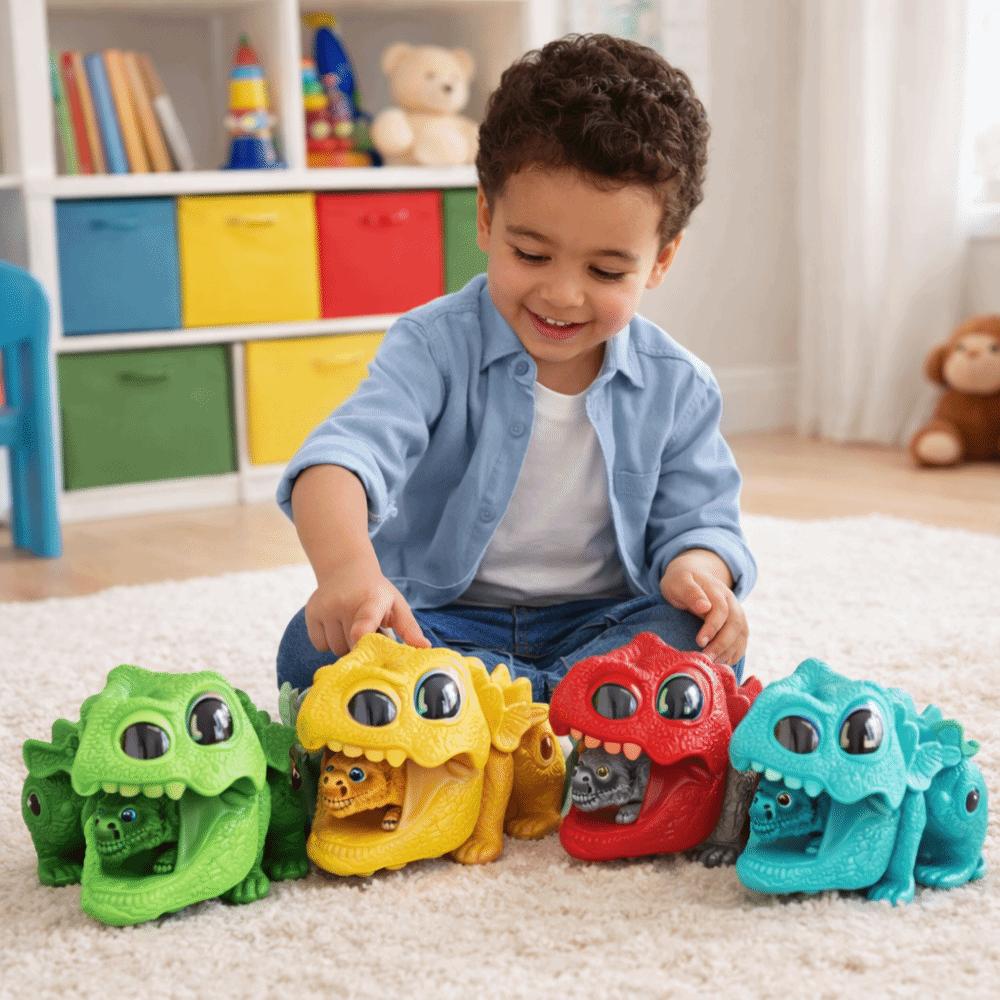 Simulation Model Inertia Dinosaur Car Dinosaur Sliding Dinosaur Car  Educational Toy