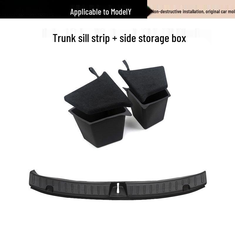 Tesla Model Y/3 Refresh Rear Bumper Trunk Sill Protector Strip