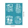 Naughty Gnome Self Adhesive  Snowflake Letters DIY T-Shirt Pillow Fabric Bags
