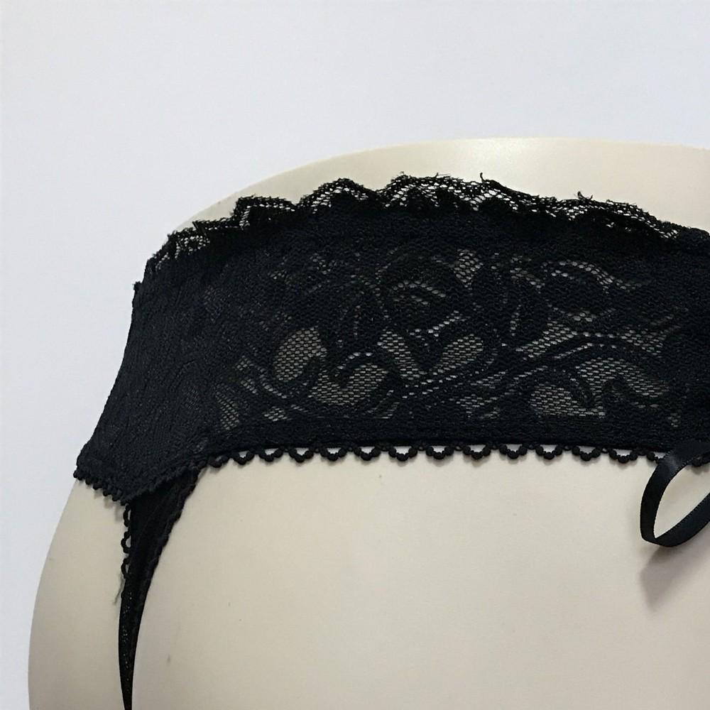 Fashion Mens T-Back Underwear Lace Bandage Thongs Underpants  Lingerie