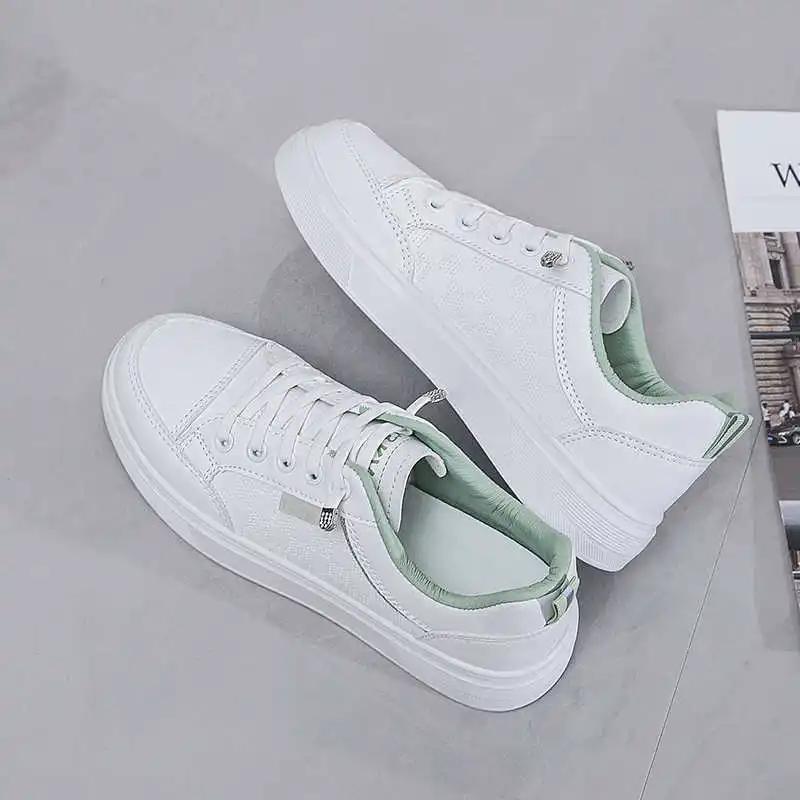 Fashion Round Tip Ecoleather Shoes Ankle Boots Women Beige Loafers White Boot Sneakers Sport Loofers Best Selling Jogging Trnis