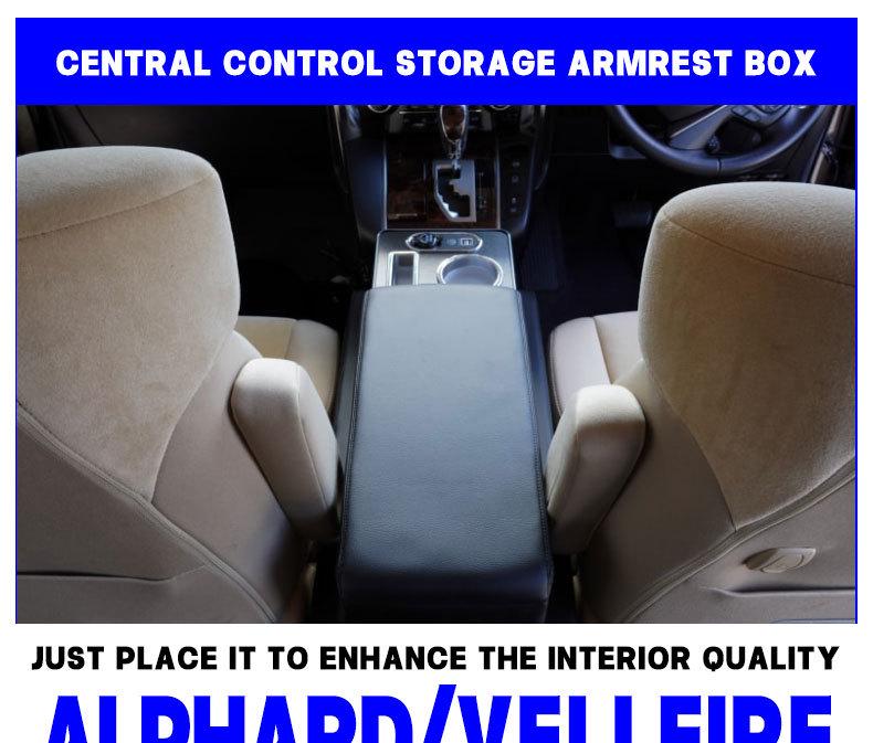 Toyota Alphard/Vellfire Armrest Console Storage Box