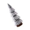 Christmas Tree Ornaments Small Decorative Snow Pine Tree with Base Party Supplies for Home Holiday Desktop Decoration