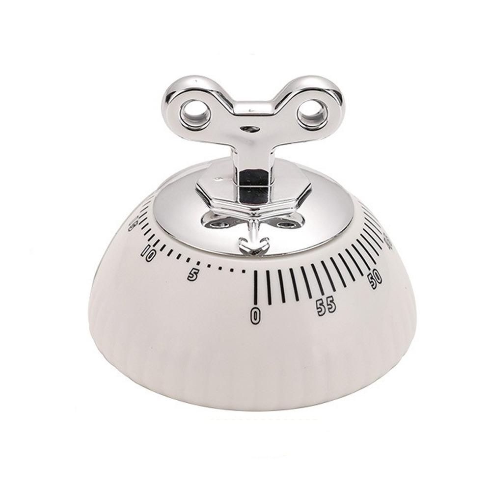 

Manual Operation Magnetic Kitchen Timer Loud Alarm Clock Mechanical Cooking Timer Kitchen Work белый