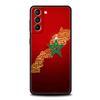Bandiera Marocchina Maroc Marocco Custodia per Telefono Passaporto Per Samsung Galaxy S26 Ultra S25 Plus S24 FE S23 S22 5G S21 S20 Cover Nera Morbida