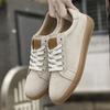 Fashion Leisure Walk Man Casual Shoes Loafers British Suede Leather Sneakers Classic Mens Skateboard Footwear Spring Summer Oxford Shoes