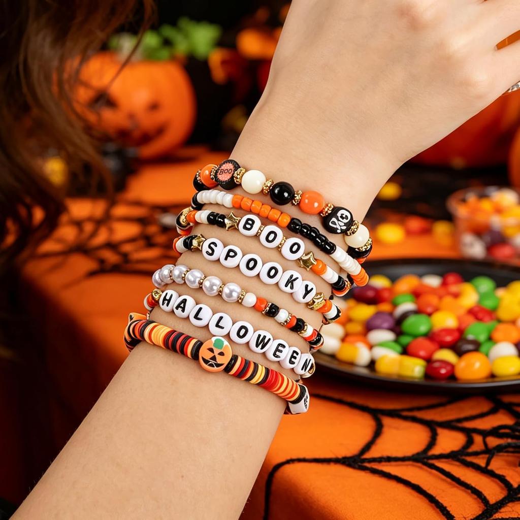 ORORIN Stretch Bracelets for Women Men Teen-Halloween/Christmas/4th of July