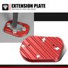 NICECNC For Honda XR650L 1993-2025 2024 2023 2022 Motorcycle Aluminum Kickstand Side Stand Plate Extension XR 650L Accessories