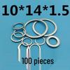 Thickened Galvanized Iron Flat Washer: Small Outer Diameter, Narrow Edge