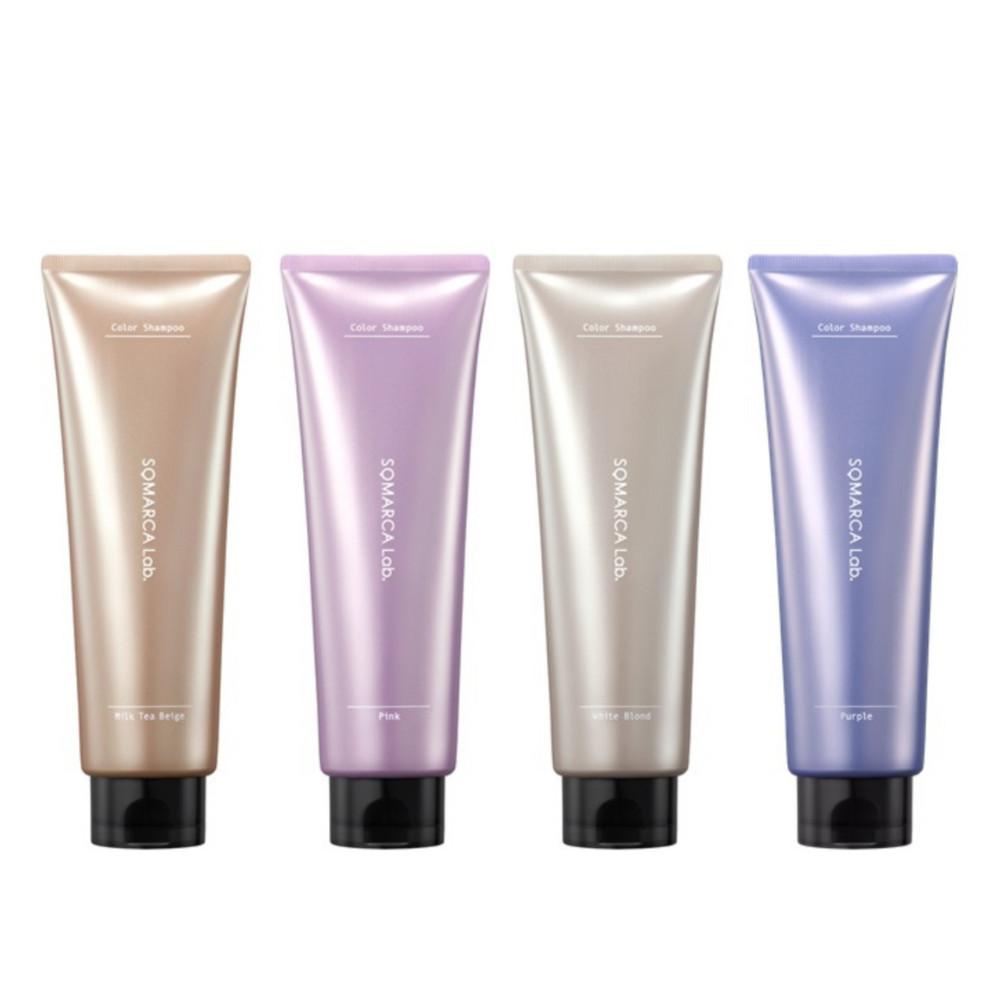 Japan HOYU  SQMARCA LAB  Color Shampoo 180ml (White Blonde / Purple / Pink / Milk Tea Beige)
