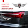 QLN2 3D Metal Car Body Fender Emblem Shield Stickers Decor Auto For Honda Type R S XR-V CR-V UR-V CR-Z Fit Mugen Power XR-V Pilot Crv