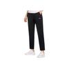 Li Ning Fitness Series Logo Print Cool Quick-Dry Straight-Leg Woven Knitted Sports Pants Women pants Black AYKS350-1