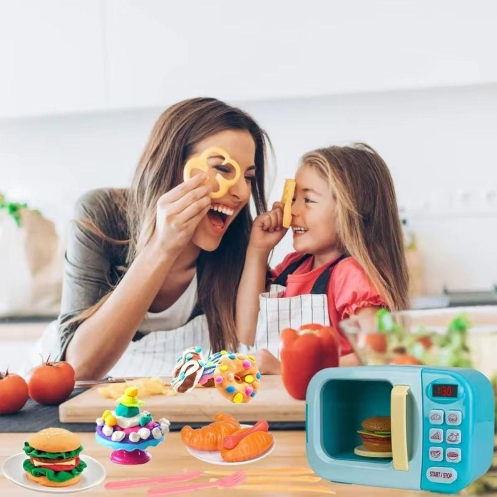 Creative Household Appliances Toys DIY Oven Kitchen Toys Simulation Microwave Toy  Children's Gifts