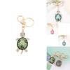 Colorful Cute Turtle Keychain With Sparkling Rhinestones Perfect For Gifts And Accessories