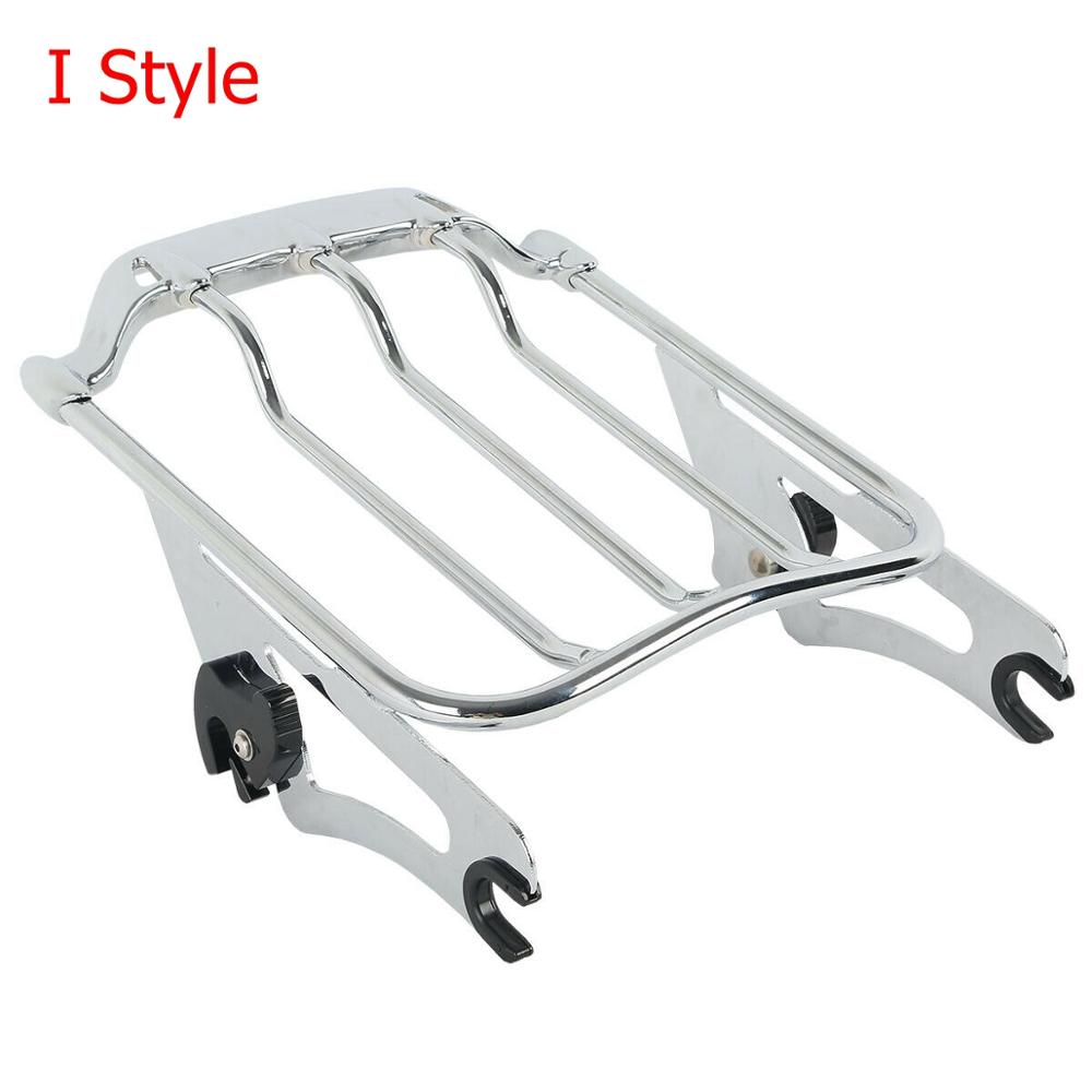 Abnehmbarer Sissy Bar Gepäckträger Docking Kit für Motorrad für Harley Touring Road King Road Glide Street Glide 2014-2024