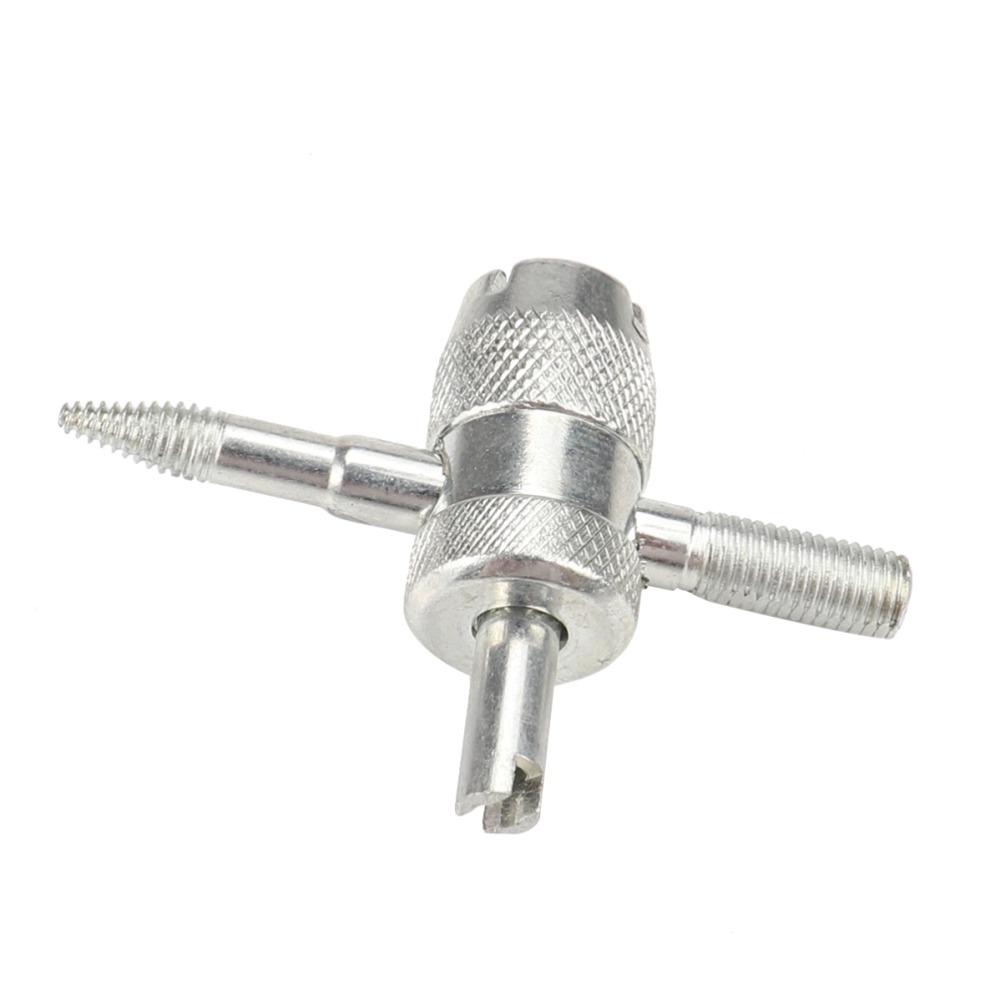 7PCS 6 Valve Cores Tire Valve Core Tool Silver Valve Core Kit Durable 4 in 1 Valve Tool  Tire Repair