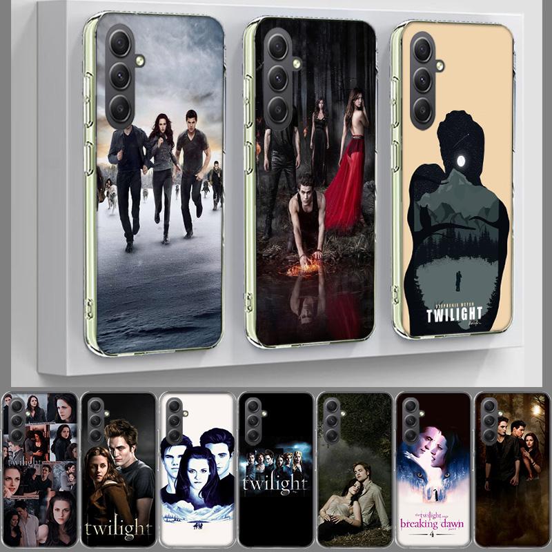 Team Edward Jacob Twilight Cover For Samsung A54 A34 A24 A14 A53 A33 A23 A13 A52S A32 A22 A12 Phone Galaxy A03 A04 A02S A42 A73