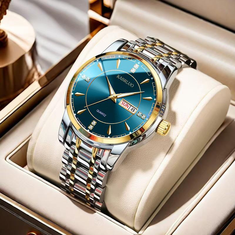 Waterproof Business Style Men S Watch Luminous Calendar Men S Sports High-End Domineering Stainless Steel Watch