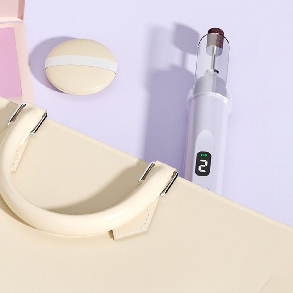 Handheld Electric Nail Polisher LCD Display Wireless Nail Dryer  Personal Polish Manicure Tools