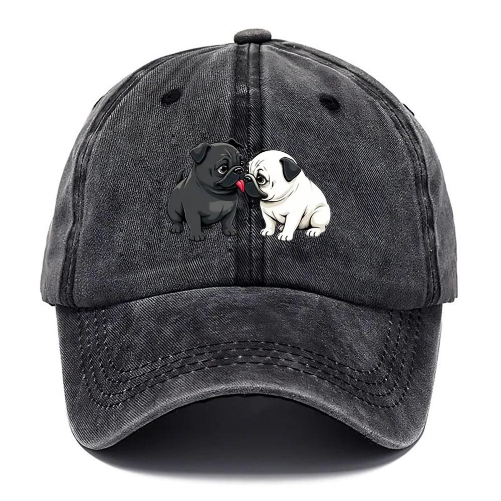 1pc Lovely Dogs Printed Hat Hats for Men Hats for Women Party Hats Festival Top Hat Soft And Breathable Curved Eave Design