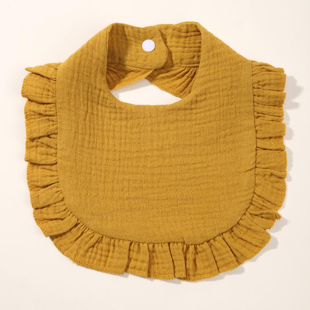 Neugeborenen Lätzchen Säugling Spucktücher Babysachen Füttern Sabber Lätzchen Bandana Spucktuch Kleinkind Rüschen Einfarbiges Lätzchen Babyzubehör