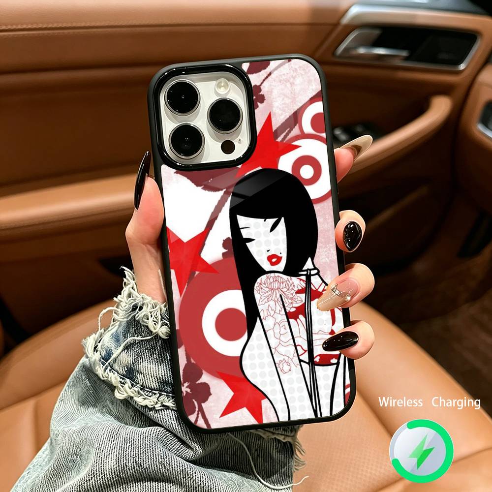 Retro Cute Vibe T-Tokidoki Art Phone Case For IPhone17 16 15 14 13 12 11 Pro Max 16/15/14Plus Wireless Charger Cover Funda