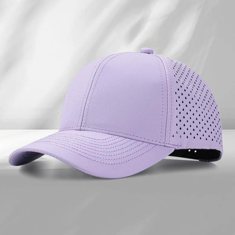 Summer sunscreen sunshade anti-splashing baseball cap embroidery printing laser punching mesh sun hat