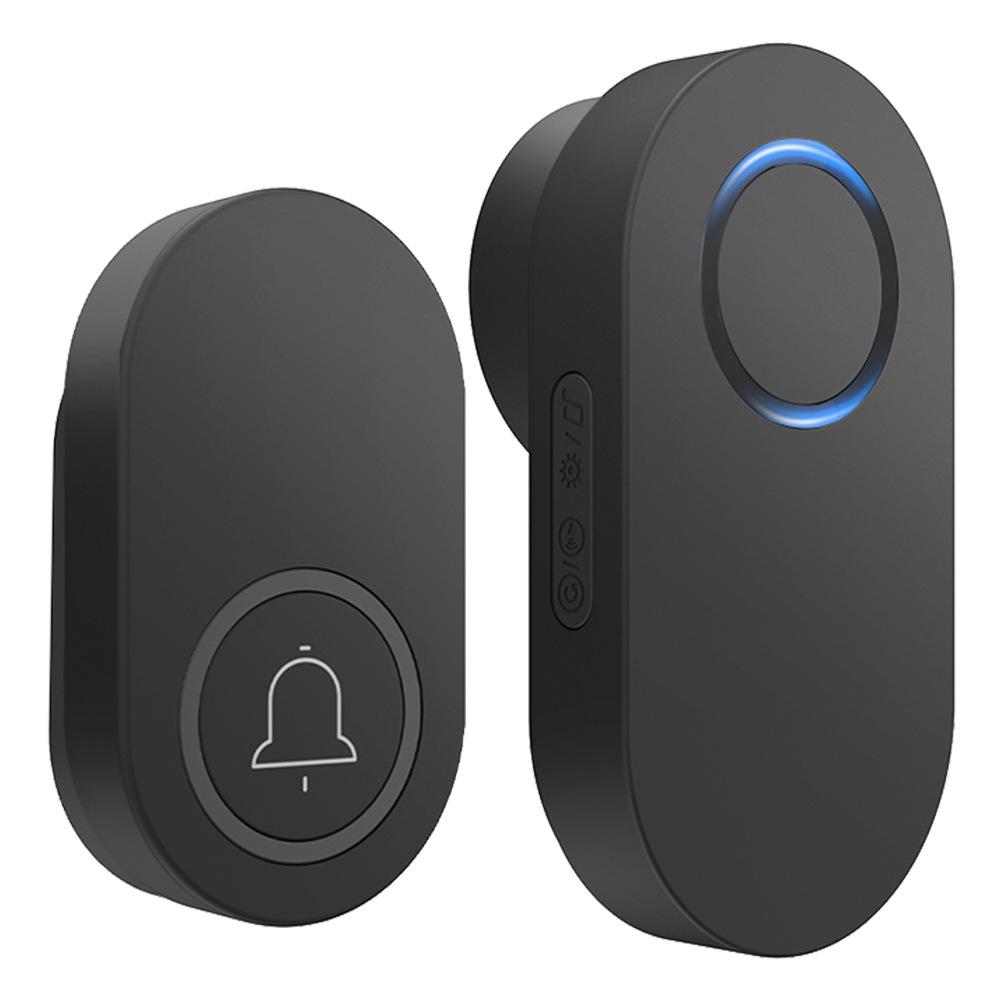 Home Wireless Self-generating Doorbell DC Digital Doorbell Button: No Batteries Required