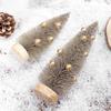 1PC Tabletop Miniature Christmas Tree with Faux Snow Snow Sprinkled
