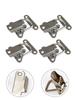 4pcs Tool Box Buckle Hook Lock Stainless Steel Spring Loaded Draw Toggle Latch Clamp Clip Hasp Latch Catch Clasp Hardware