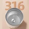 316 Stainless Steel Coffee Cup 450ml Double-Layer Vacuum Intelligent Display Temperature Thermos Cup LWY004