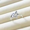 Korean Style Retro Intertwined Star Geometric Finger Ring for Women