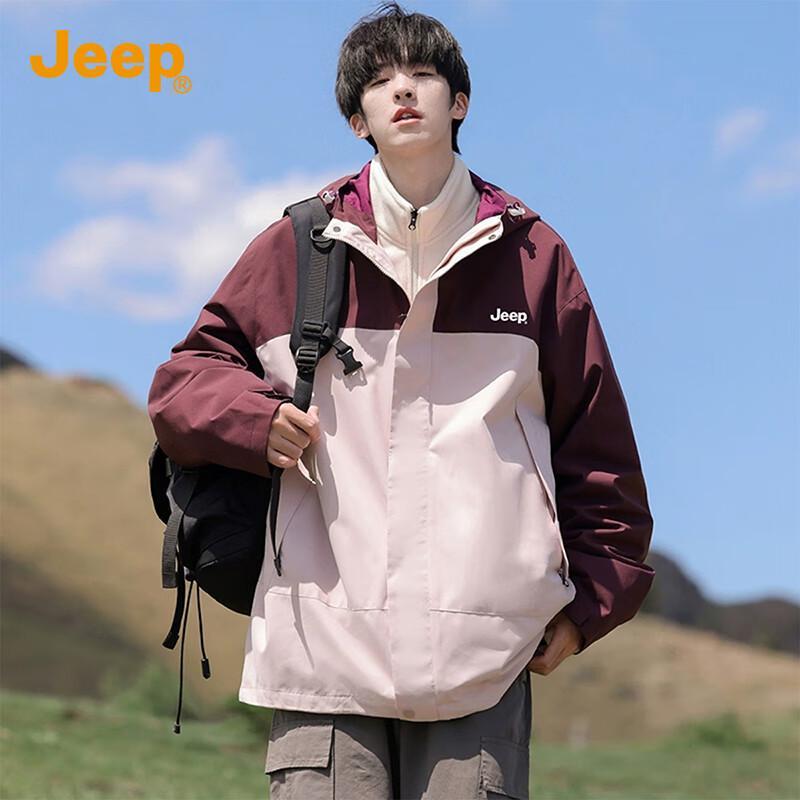 Jeep Men s 3-in-1 Outdoor Windbreaker Jacket M