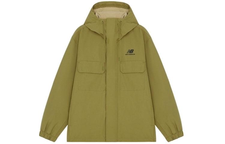 New Balance Jackets Men s Green Hooded Moderate Other AMJ14337-OV S