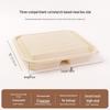 Biodegradable 3-Compartment Corn Starch Food Container with Lid
