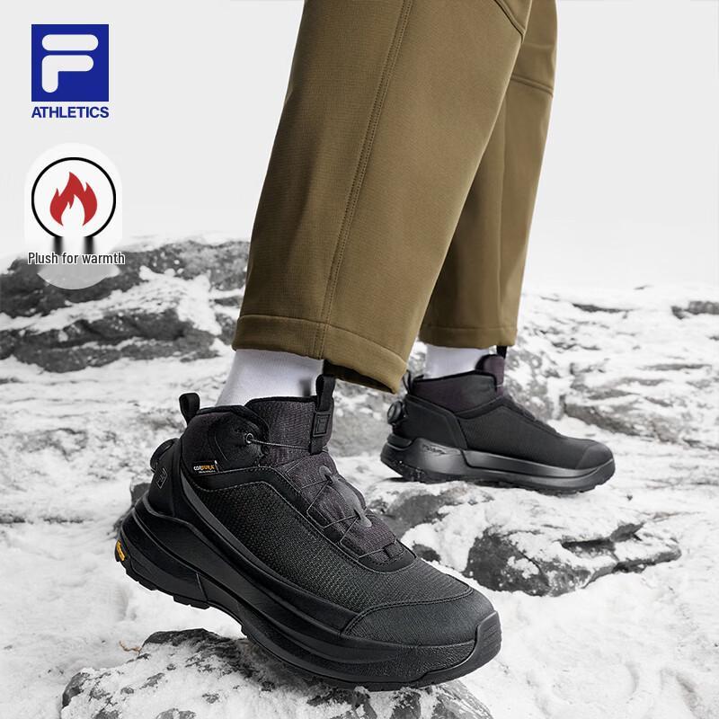 FILA Hiker Mid-Top Fleece-Lined Outdoor BOA Hiking Shoes