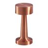 Modern LED Dining Table Lamp 3-Color Retro Bar Night Light Touch Sensor Rechargeable Coffee Table Decorative Lamp Metal Shade