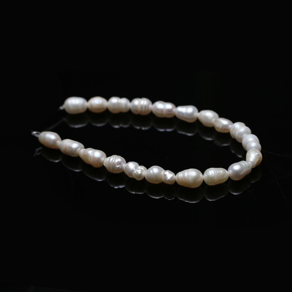 1String, White Artificial Pearl Beads for Jewelry Making DIY Necklace Bracelet Anklet Accessories, Holiday Gifts Wedding Birthday Party Crafts 18cm