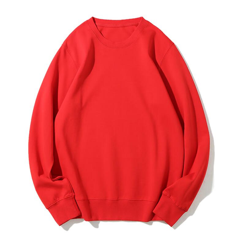 ZHINAI Unisex Round Neck Cotton Blend Sweatshirt MLK-WY02 Standard