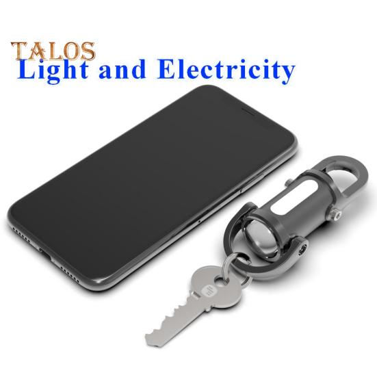 Portable LED Work Light Keychain Pendant Super Bright High Lumens Rechargeable Compact Work Light Flashlight Keyring