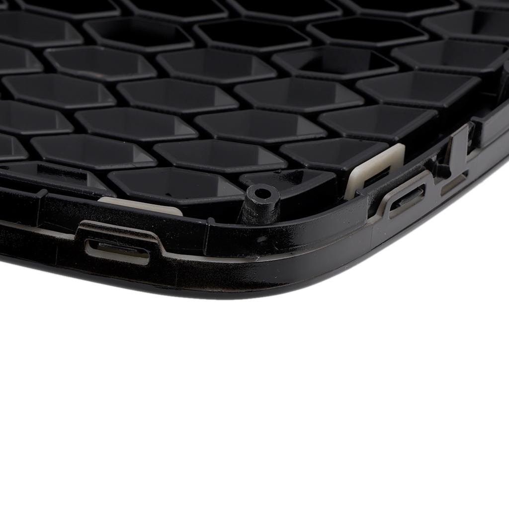 Schwarzer Wabengrill für die Frontstoßstange, passend für Audi A6 C6 (2004–2008, Vor-Facelift).