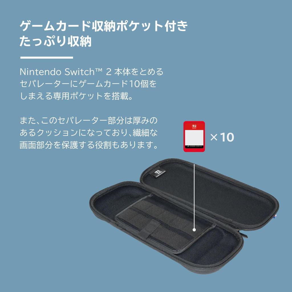 Licensed Slim Hard Pouch Plus for Nintendo Pastel Green 2 [Nintendo Product] Switch™ 2, [Switch Only]
