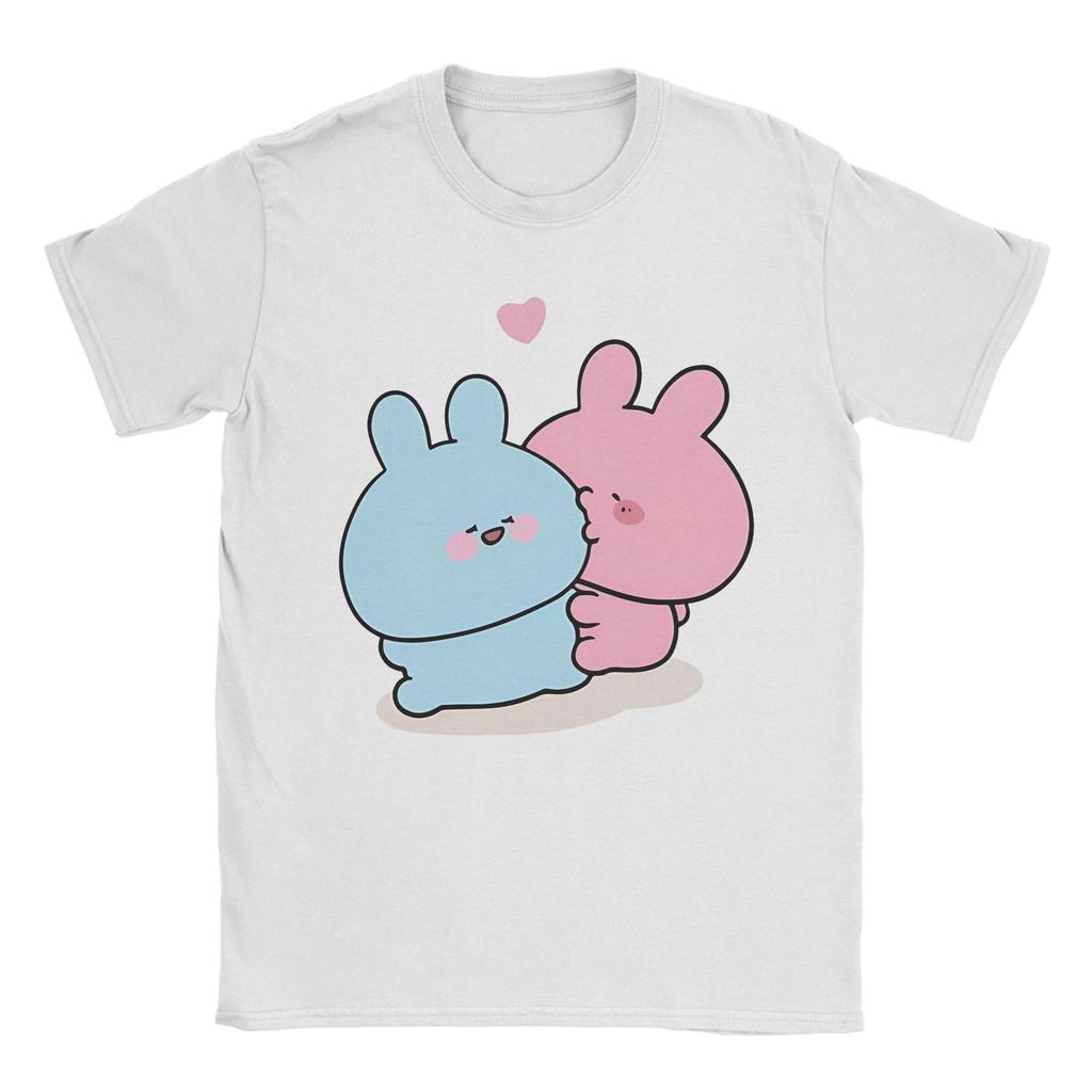 Men Womens Heartfelt Pink Affection Love T Shirts Asamimichaan Cute Asamimi Pure Cotton Tee Shirt Plus Size TShirts