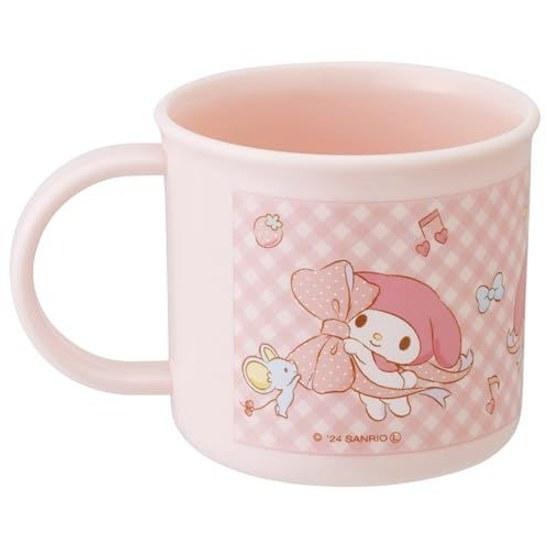 Skater Cup Children Plastic 200ml Dishwasher Safe Made Japan Sanrio My Melody Big Ribbon Girls KE4AAG-A.