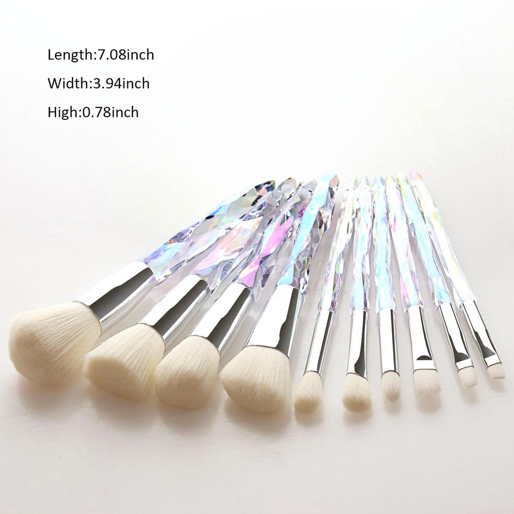 Crystal Makeup Brushes Powder Foundation Eyeshadow Brush Make Up Brush Set