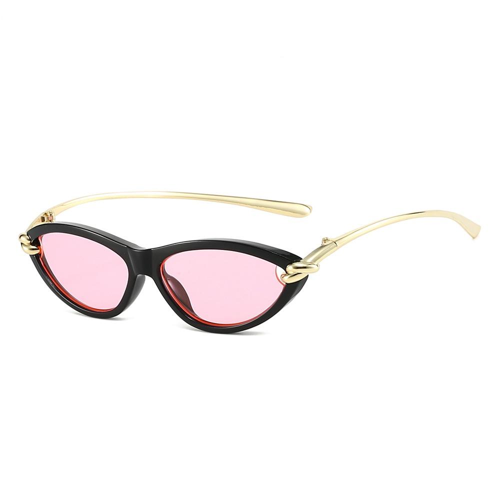 Fashion Candy Color Cat Eye Sunglasses Women Luxury Brand Hip Hop Punk Design UV400 Protection
